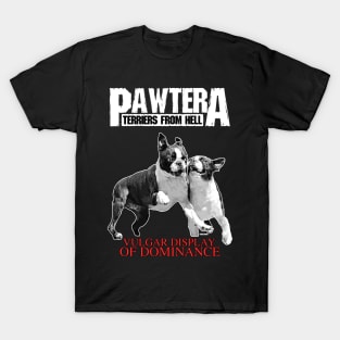 Pawtera // Terriers from Hell Heavy Metal Design T-Shirt